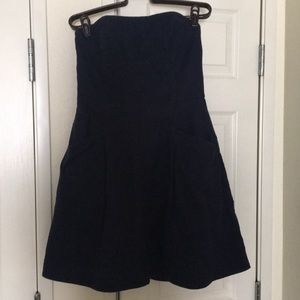 Lilly Pulitzer Navy Strapless Dress